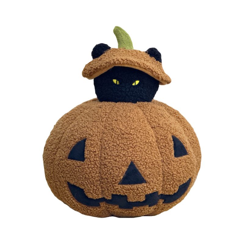 新品Peek a Boo Cat Ghost pillowhalloよもとしたハロウィーンぬいぐるみ|undefined