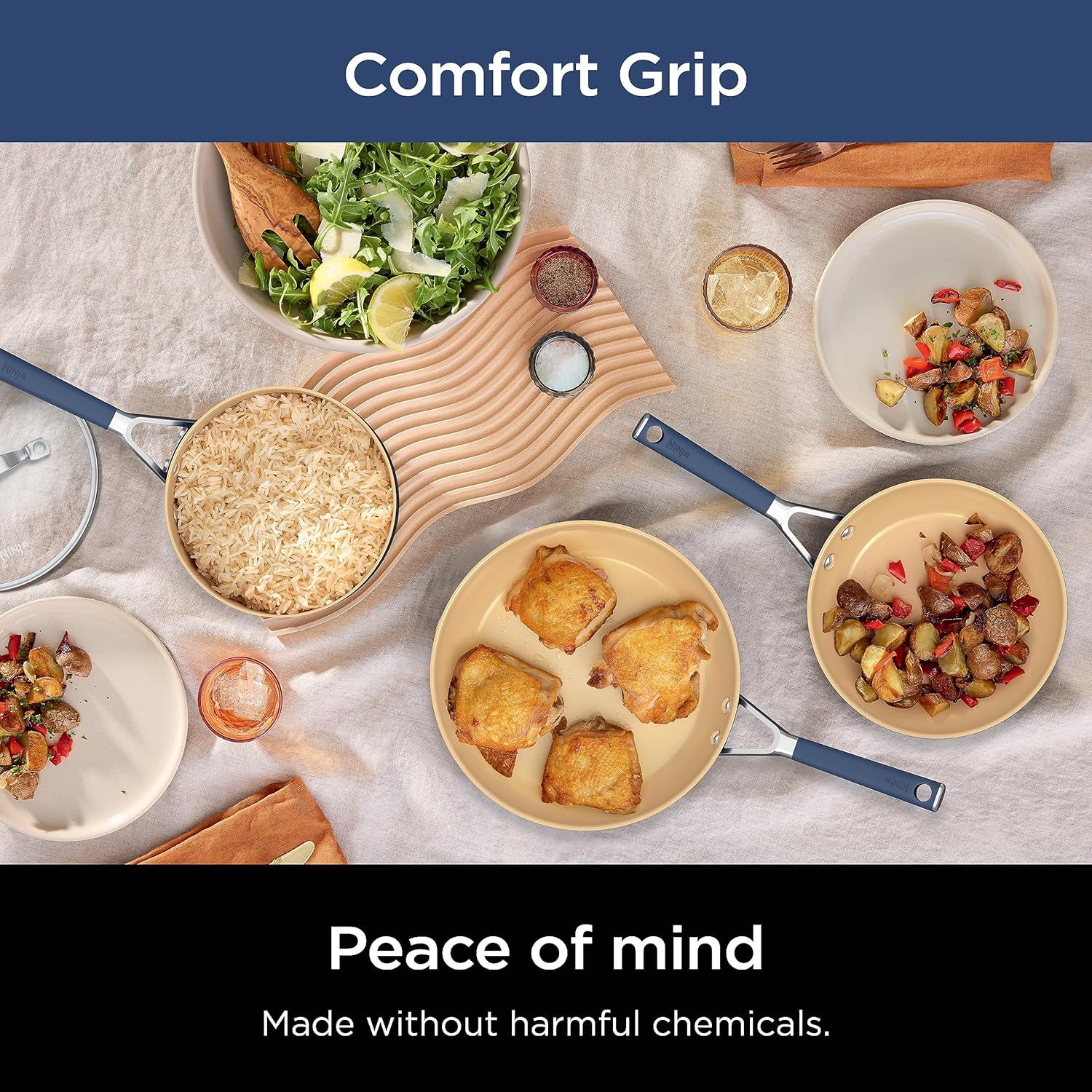 Set pot juego de wok antiadherente de cerámica para comercio exterior transfronterizo