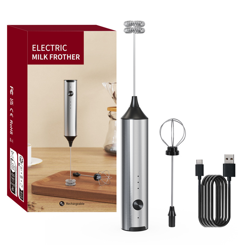 Nuevos productos de la fábrica de Kelitong, café portátil de bricolaje, espuma de leche, espuma de leche eléctrica inteligente, stock