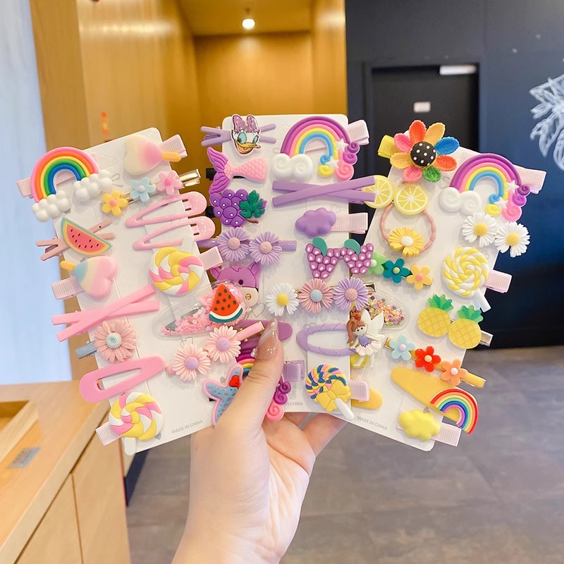 Horquilla para el cabello roto, horquilla para niñas y niños, bebé, princesa, accesorios para el cabello para niñas, clip de flequillo lindo, tocado para niñas