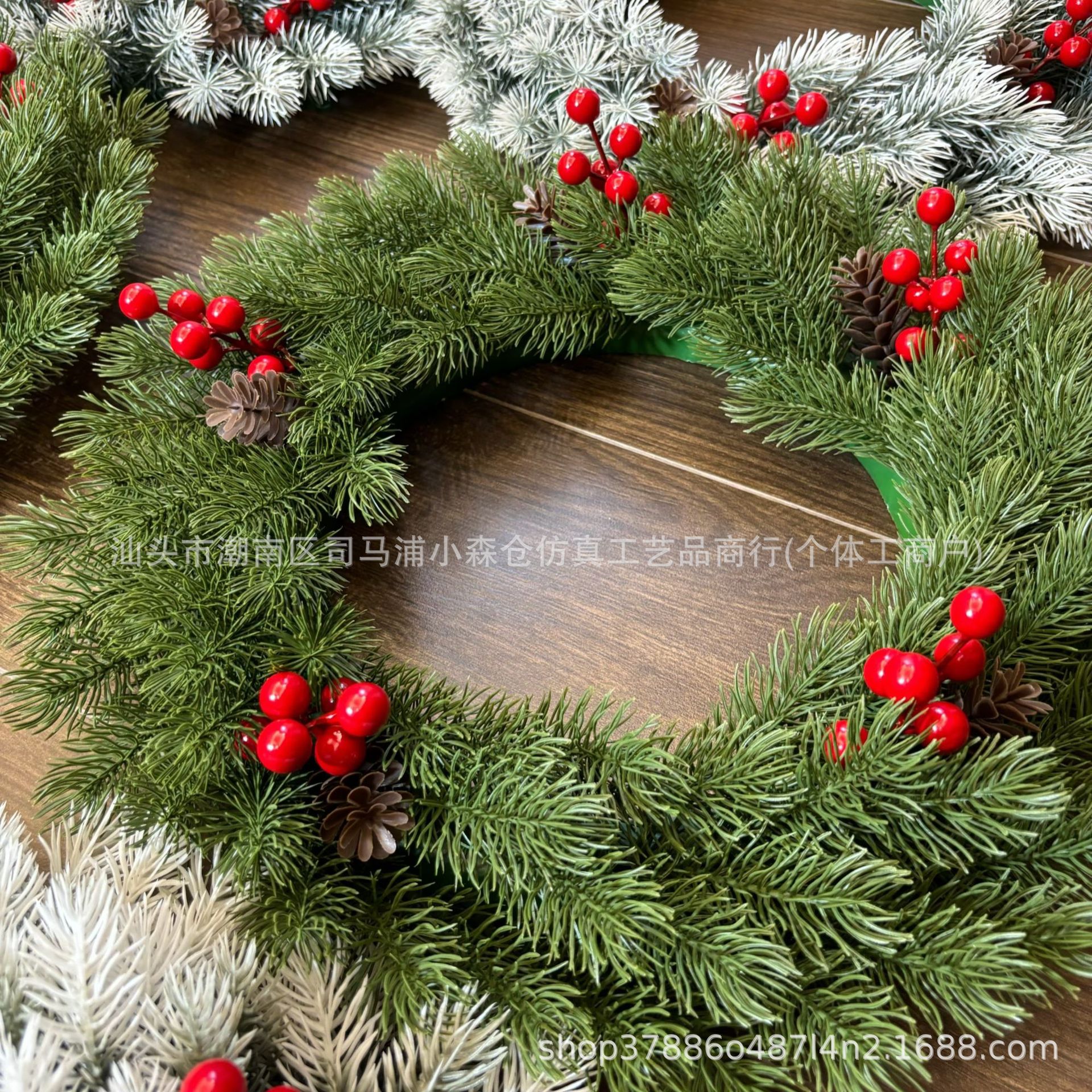 Amazon pop navideño guirnaldas decoración adornos navideños guirnaldas puerta colgar caña decoración del hotel