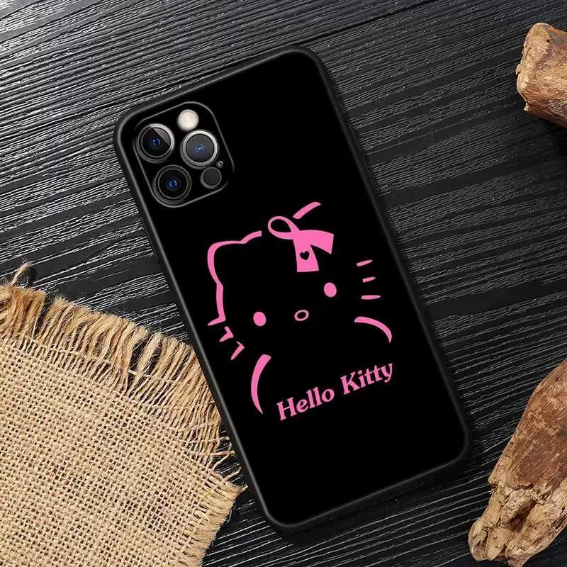 Apple, милый чехол для телефона Hello Kitty, совместимый защитный чехол, чехол для iPhone