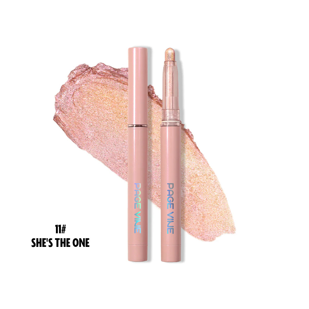Maquillaje PAGE VINE, Iluminador en Barra, Sombra de Ojos en Barra Amazon TK Aegyo-sal, Sombra de Ojos en Lápiz de 12 Colores, Sombra de Ojos de Gran Marca