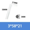 3 Galvanized strong and extended (length 58*short 21)