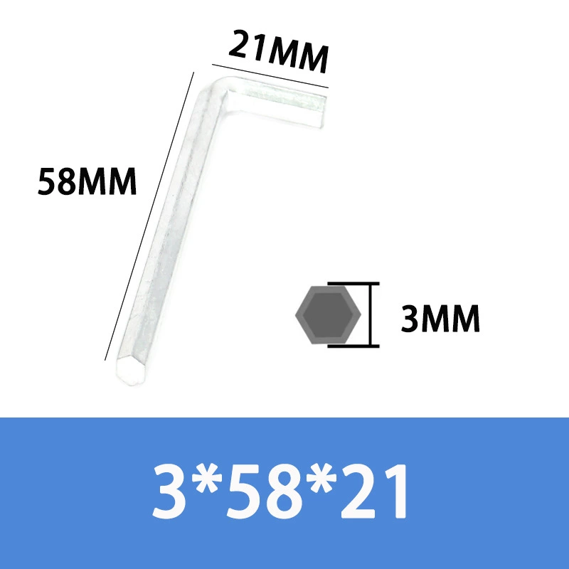 L -shaped disposable panel hand tools hexagonal screwdriver knife galvanized hexagonal hexagonal hexagon wrench