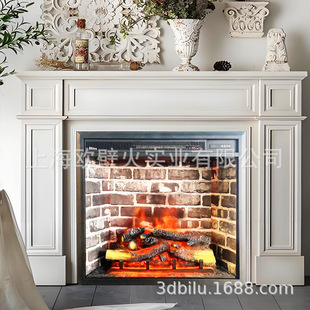 High simulation three-dimensional flame electric fireplace furnace wall tiles simulation flame electronic fireplace transparent flame Fuxi fireplace