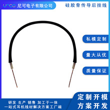 2024新款 跨境热销 硅胶骨传导耳机后挂线 记忆钢丝硅胶耳挂线