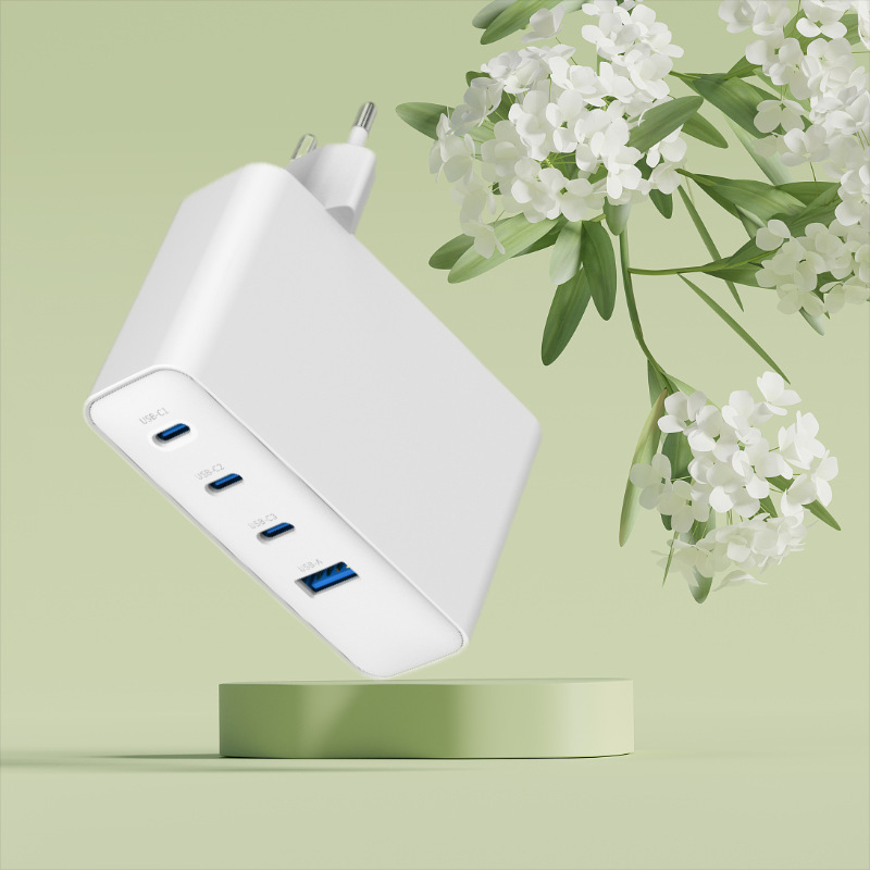 Gan100W Multi-Port Gallium Nitride Charger Pd Fast Charging Charger Is Suitable for Mobile Phones, Tablets and Laptops