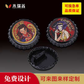 吧唧个性金属徽章创意金属徽章动漫周边吧唧圆形卡通胸针胸章礼品