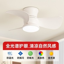 卧室儿童房风扇灯餐厅厨房书房迷你电风扇吊灯阳台过道吊顶吊扇灯