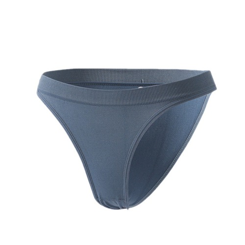 Cross-border sports thong large size seamless sexy elastic T-pants women's seamless solid color comfortable low-waist underwear head