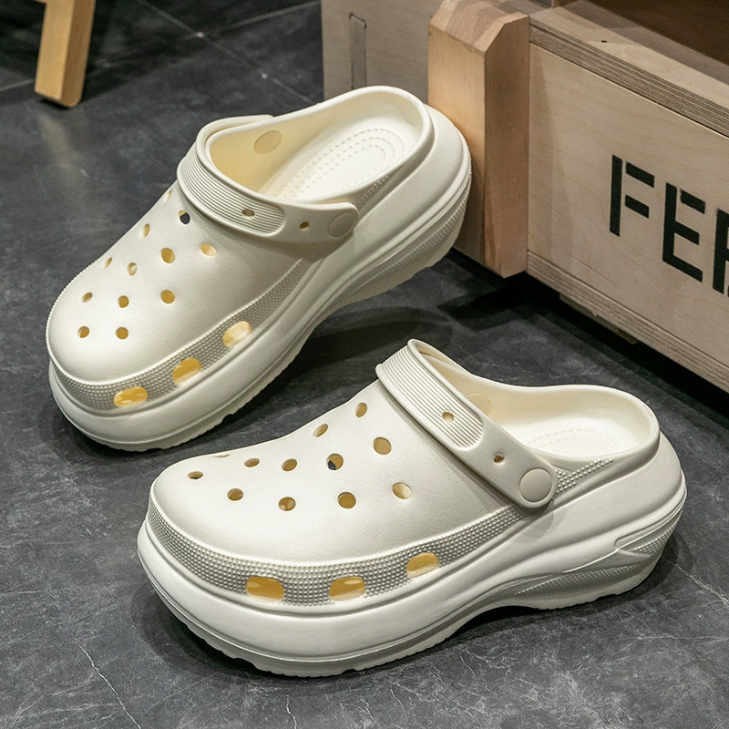 Пещерная обувь женская крытая летняя одежда на открытом воздухе толстая и дышащая пляжная обувь