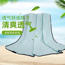 2022新款夏被空调被夏凉被纯色水洗棉薄被子单双人春秋夏季可机洗