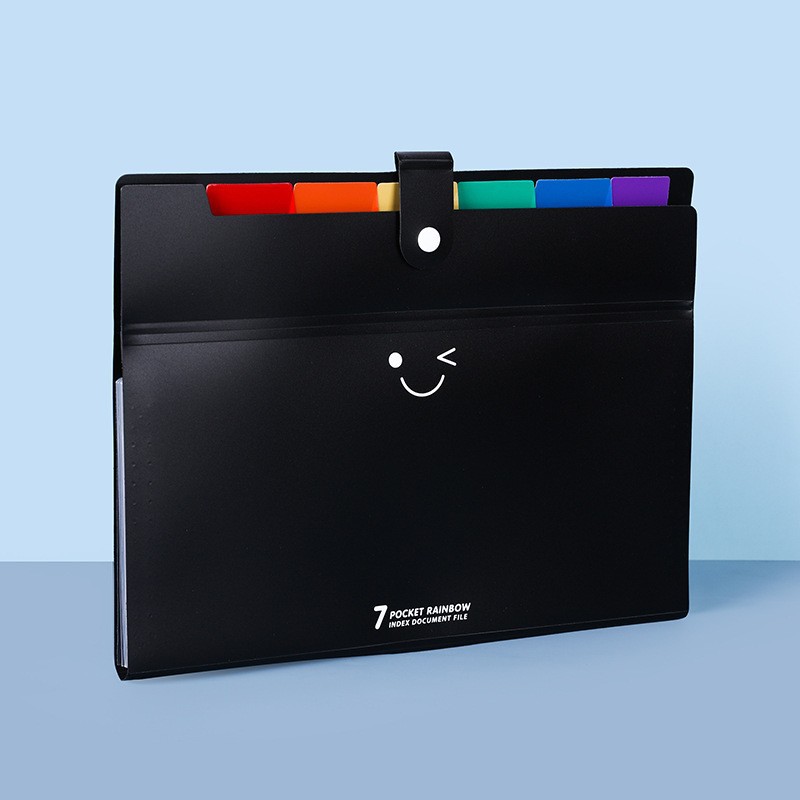 Bolsa de archivo tipo acordeón colorida, muy vendida en el extranjero, para estudiantes y uso de oficina, de gran capacidad para almacenamiento y clasificación de documentos. image 8