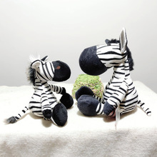 森林动物斑马公仔小马玩偶毛绒玩具儿童布娃娃礼物亚马逊爆款批发