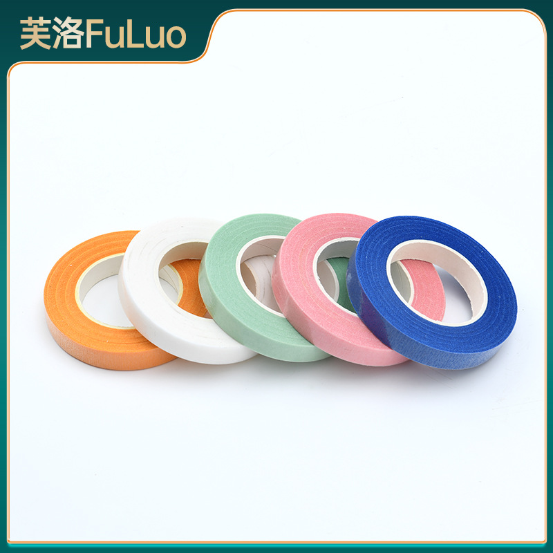 Cinta floral adhesiva para manualidades – rollos de 27m para arreglos y decoración