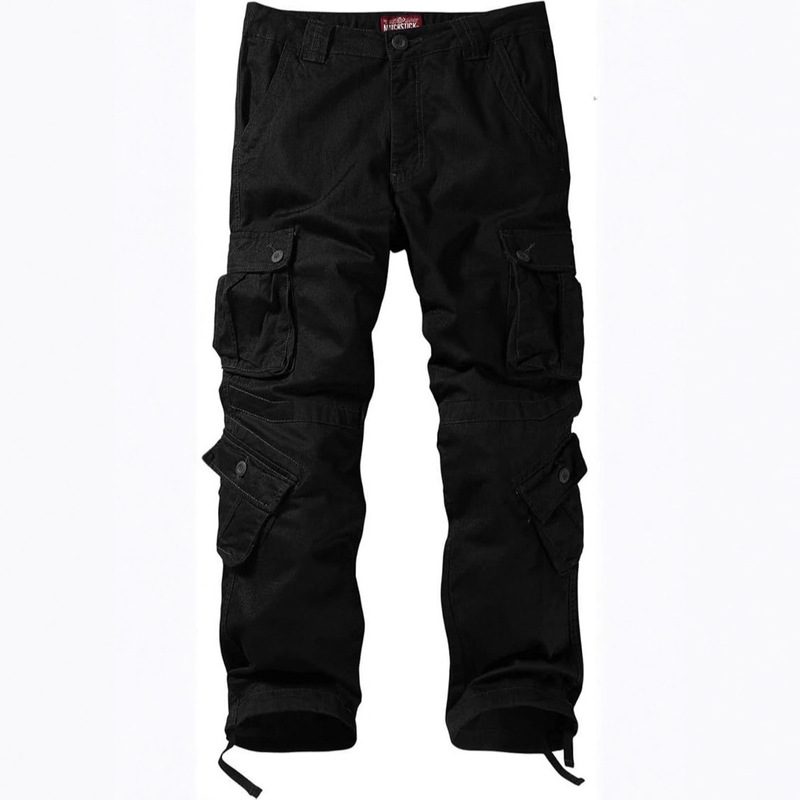 Amazon's Popular Casual Tactical Pants Men's Multi-Pocket Cargo Pants Sports Jogging Pants Hiking Drawstring