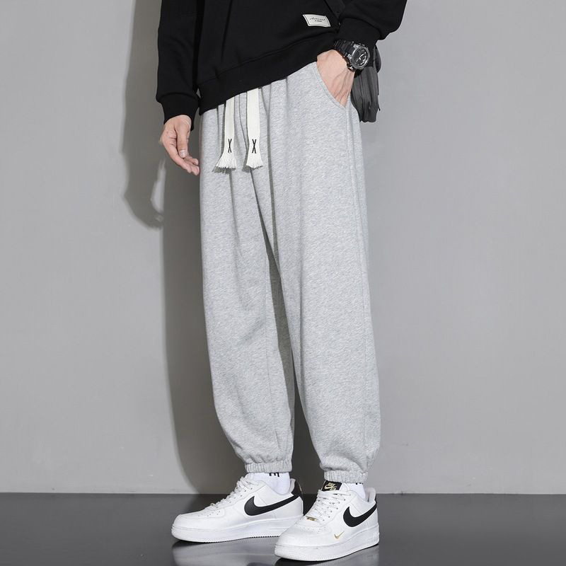 Men's Pants Spring and Autumn Trendy Brand Loose Versatile Jogger Bear Sweatpants Autumn New Sports Casual Long Pants