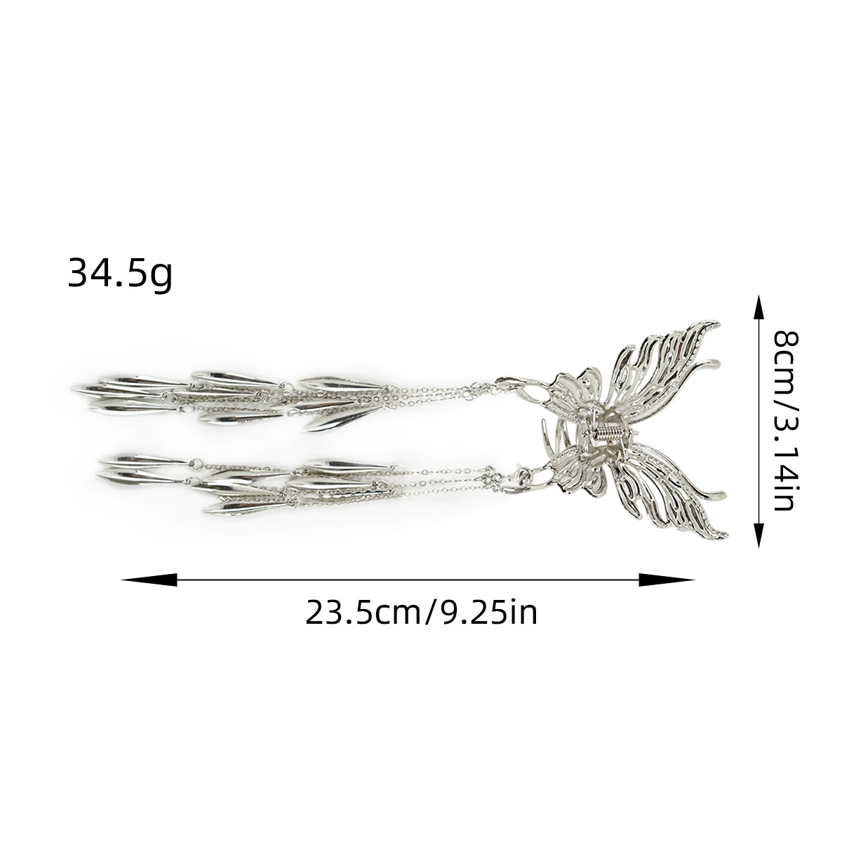 Заколка hairgrip с кисточками, краб-фиксация, аксессуары для волос, стиль высокого качества, стиль лёгкой роскоши