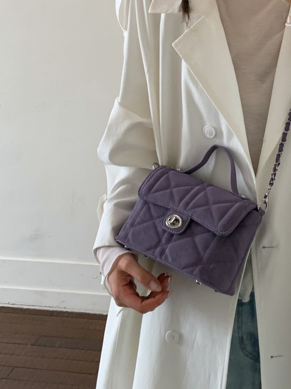 Bolso de mano de alta sensación para mujeres 2026 nuevo nicho pequeño bolso cuadrado de lujo ligero de estilo exterior pequeño viento fragante bolso de hombro de mujer image 1