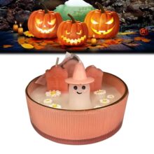 Pink Ghost Candle �f�}����ɫ���`Ϟ�T�ҾӠT̨�b��f�}���Y��