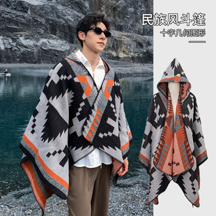 Mid-Length Trench Coat Double-Breasted Trench Coat for Men 2025 Spring and Autum British Style Handsome Cloak Trendy ‌ ‌