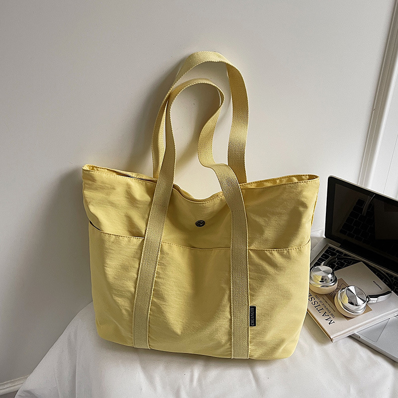 Bolsa de Mano Escolar de Nylon de Gran Capacidad para Uso Diario