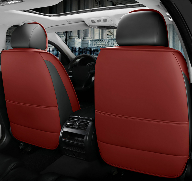 Cross-Border Full Leather Car Seat Covers, Universal Car Seat Cushions for All Seasons, Fully Enclosed Car Seat Cushions