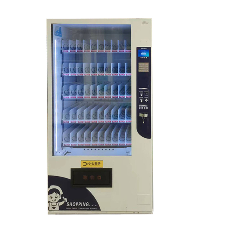 90% nueva máquina expendedora de bebidas de segunda mano, máquina expendedora inteligente de escaneo de código de alimentos, máquina expendedora de autoservicio