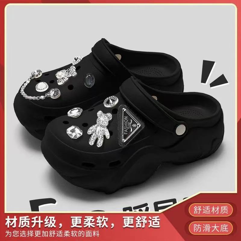 999EVA 크록스-블랙-다이아몬드 베어