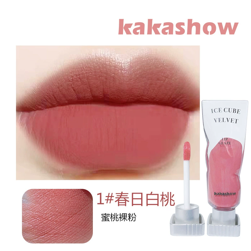 KAKASHOW Прозрачный пигмент лёд кубики, блеск для губ, помада