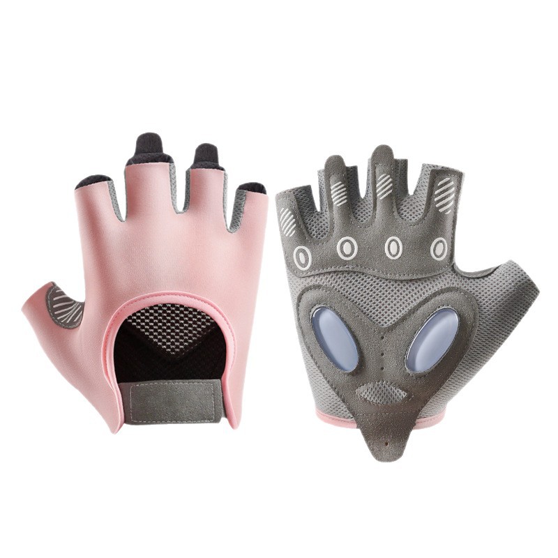 Guantes de fitness de silicona líquida 2025 para mujer, guantes de yoga de medio dedo, guantes deportivos antideslizantes y resistentes al desgaste para entrenamiento