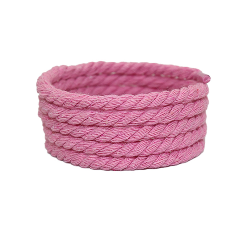 Cordón de lino de seda de seda de seda de seda para la Fuerza Aérea AF1 algodón de poliéster fino 0.5cm lindo cordón redondo de color sólido accesorios de cordón