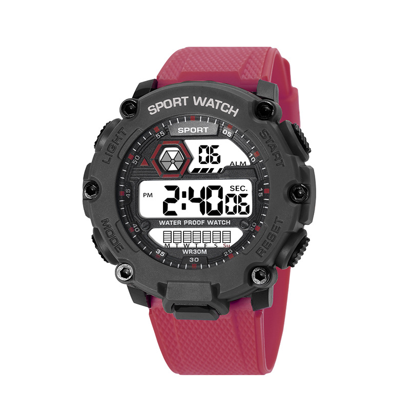 Comercio exterior Venta caliente reloj electrónico venta al por mayor multi-funcional al aire libre hombres y mujeres estudiantes deportes estilo moda correr reloj