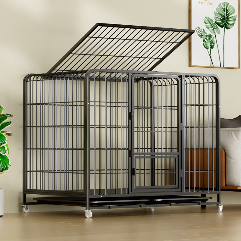 犬狗笼子大型犬加粗带狗窝中型大型宠物室内金毛厕所家用|undefined