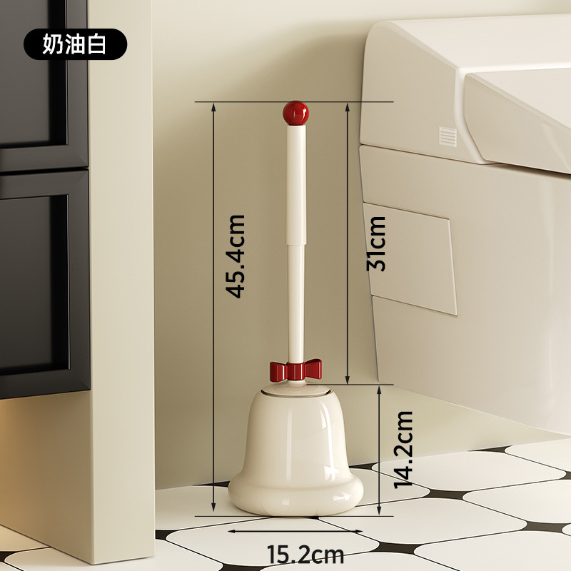 トイレブラシ トイレ死角なし 家庭用 2025年新作 かわいい 浴室しゃがみロングハンドルブラシ クリーニングセット|undefined