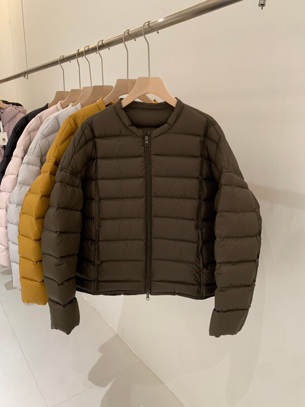韩版短款无领排骨羽绒服女小众休闲百搭休闲90绒宽松面包服外套潮|undefined