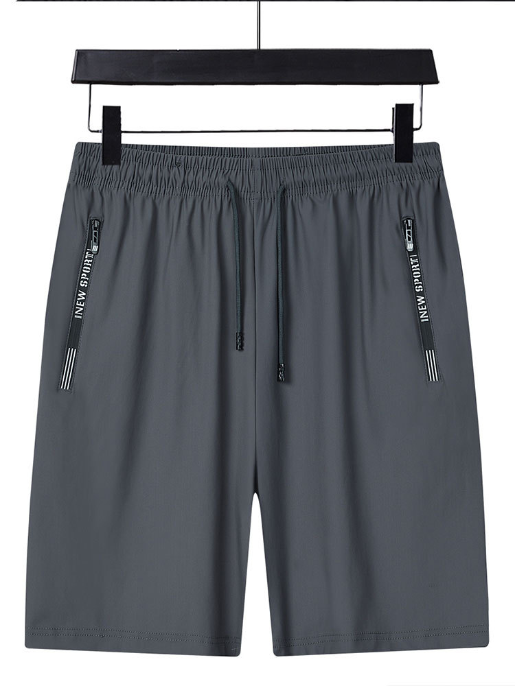 Pantalones Cortos Casuales para Hombre de Nailon, Elásticos para Verano