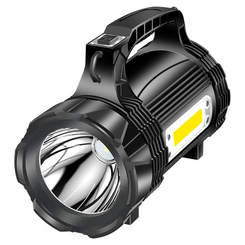 Explosion-proof flashlight strong light USB charging disaster relief rescue fire flashlight multi-functional waterproof portable LED spotlight