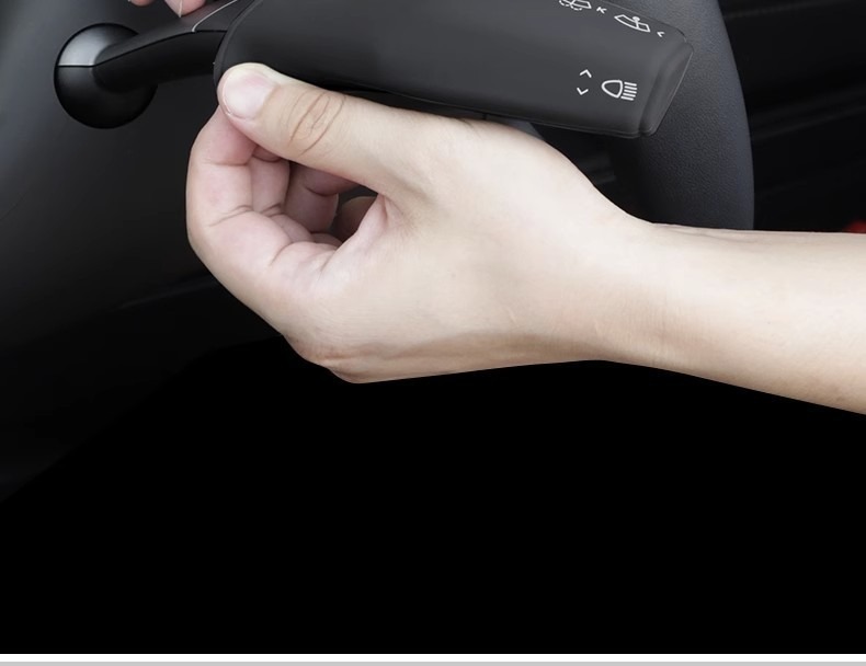 Suitable for Tesla Model3/Y gear rod cover interior decoration handle decorative patch carbon fiber lever modification ya accessories