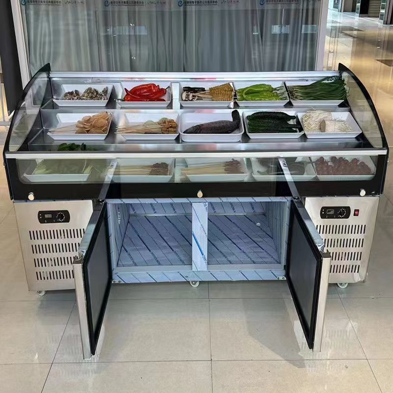 三阶梯冰台展示柜熟食保鲜商用柜商冷藏冷冻烧烤冷鲜柜海鲜厂批发