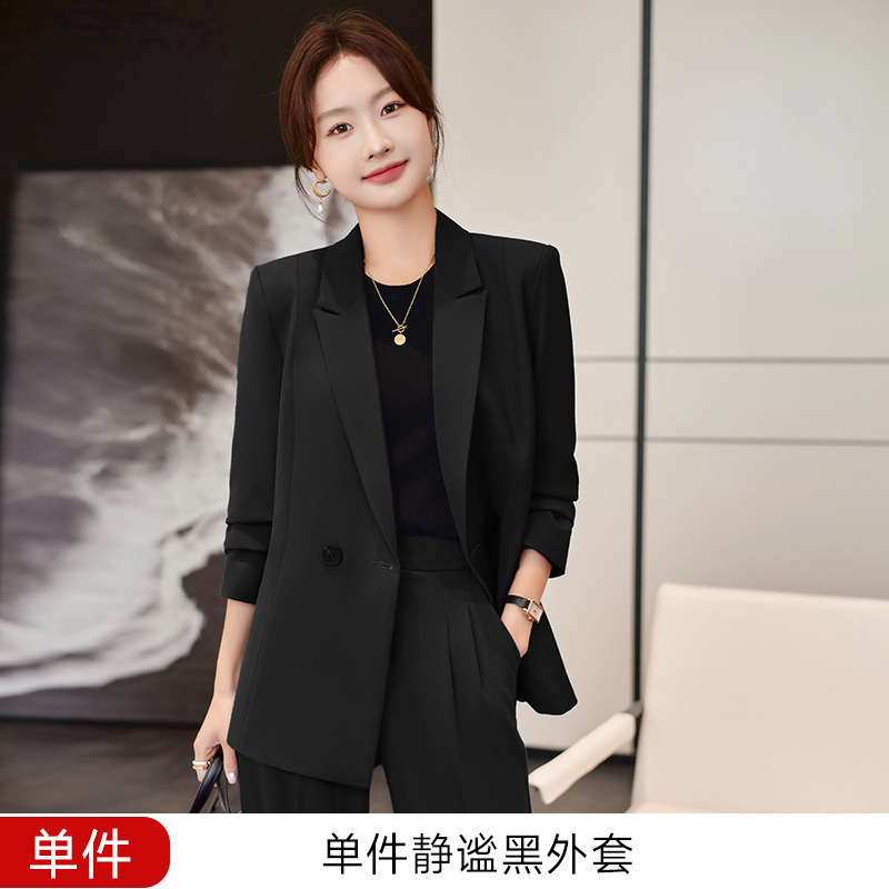 AYM877 quiet black suit