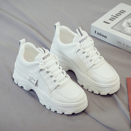 Dad's shoes women's sports and casual white shoes 2024 spring and autumn new style ins trendy internet celebrity super hot and breathable