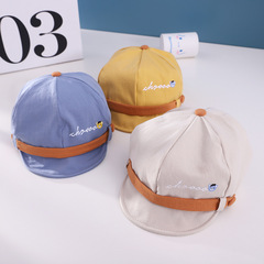 Bear head baby peaked cap spring and autumn children 6 pieces beret fashion fashion children's hat wholesale 1-3 years old