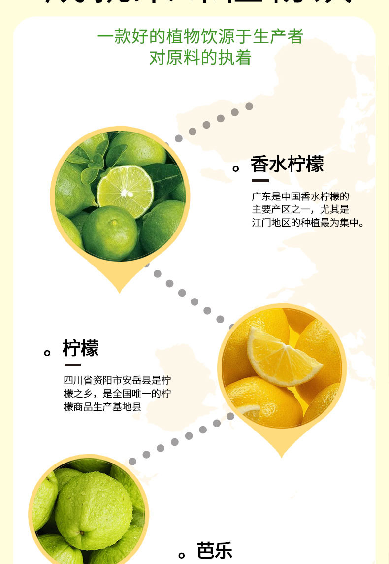Cold-Pressed Concentrated Lemon Juice 300g 20 Sachets Summer Drink Mix in use