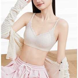 婷婷933#全固定立体水滴杯少女排扣美背内衣M-2XL亲肤透气文胸尾