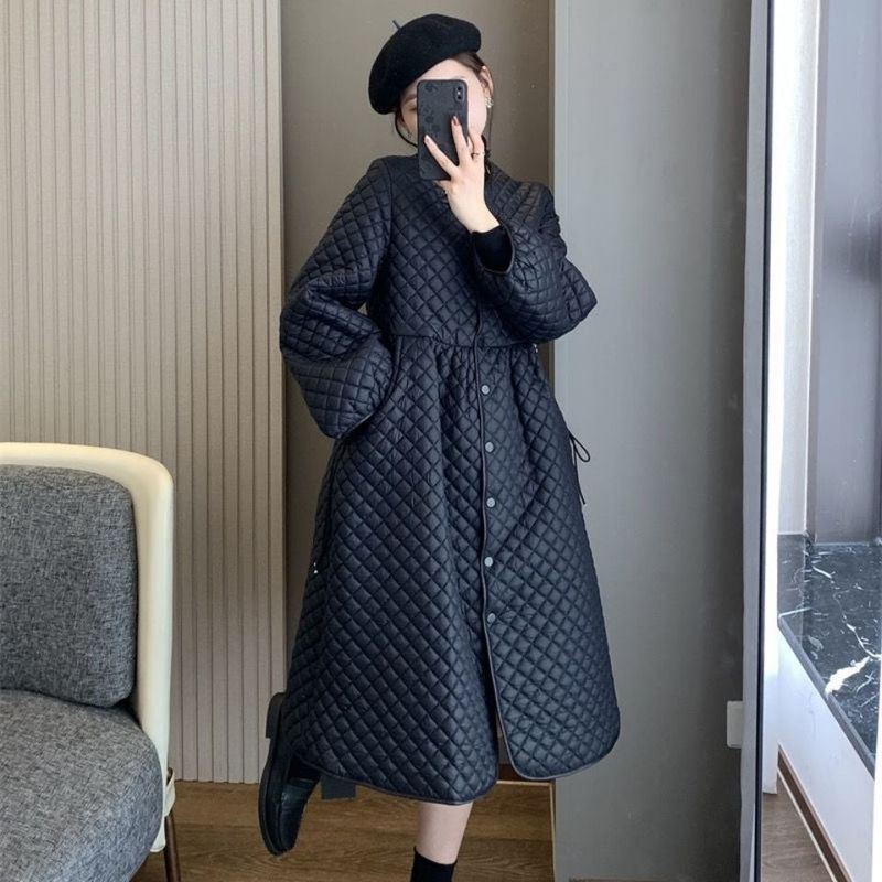 孕妇装冬季2025年新品棉服外套宽松遮肚子棉袄显瘦外出百搭中长款|undefined