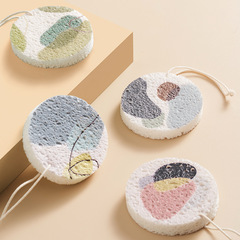 Compressed wood pulp sponge dish brush cotton kitchen water-absorbent magic scrubber pot sponge brush durable abrasive cloth cleaning magic tool