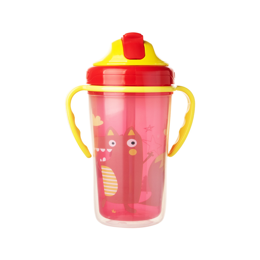 Fabricante de origen Taza de agua para niños Taza de pico de pato Taza de paja Taza de plástico Taza de agua 360 Serie completa de tazas para bebés