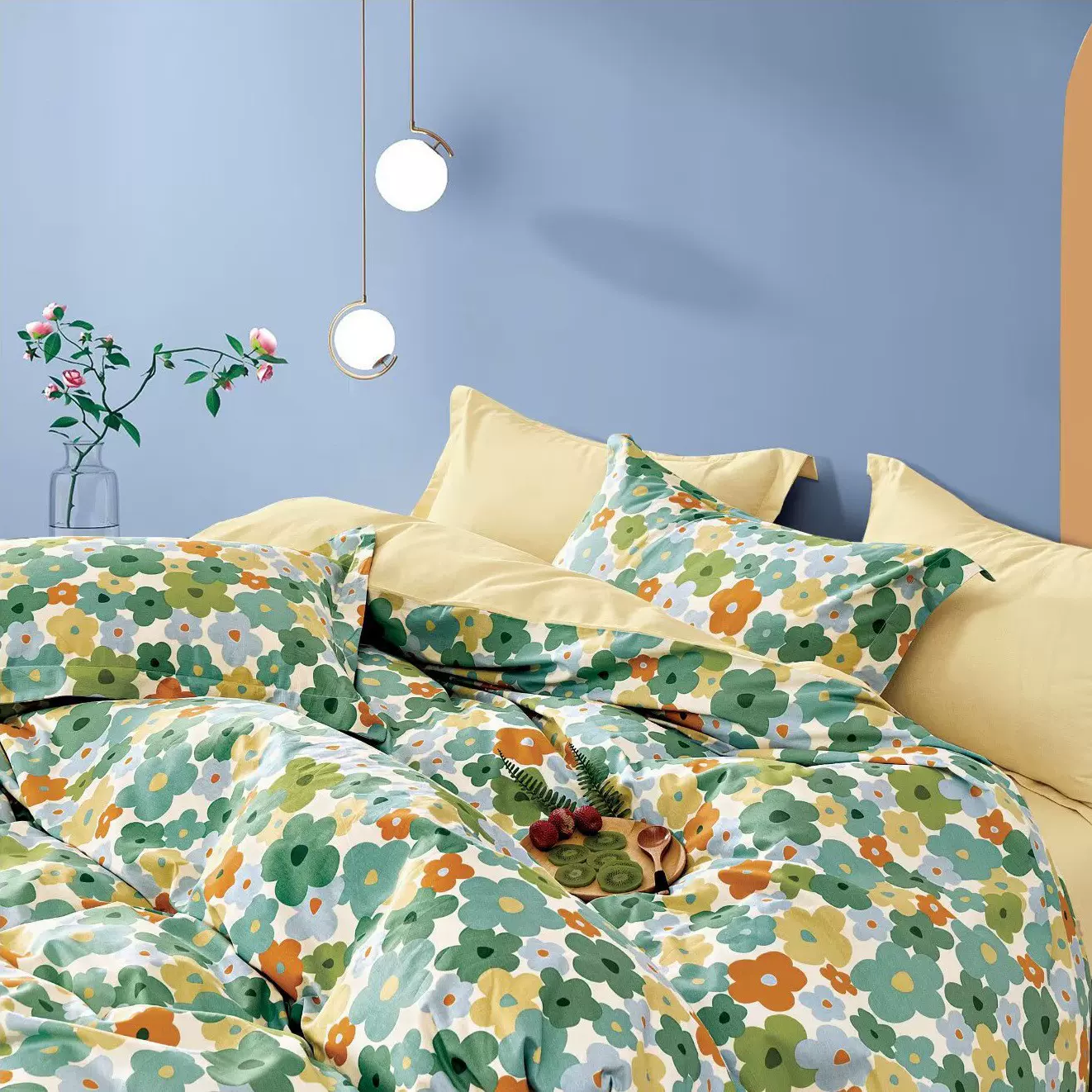 纯棉斜纹布料宽幅床单被套床品面料四件套宝宝布儿童卡通全棉批发